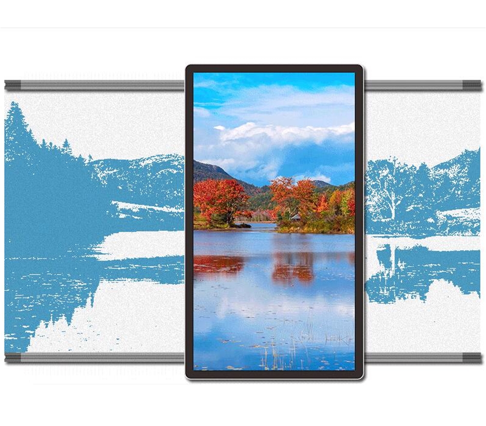 手動自動移動滑軌屏